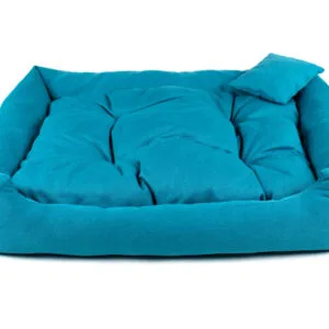 Vsepropejska Lux nadýchaný pelech pro psa Barva: Modrá