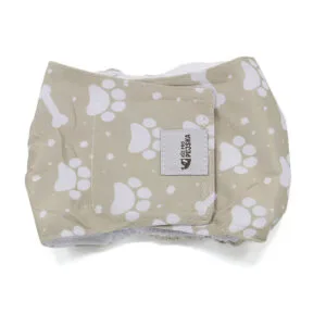 Vsepropejska StayDry protiznačkovací pás pro psa Barva: Tlapky béžová