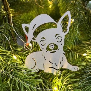 Vsepropejska Vánoční baňka s čivavou – ozdoba na stromeček Typ: Baňka 4