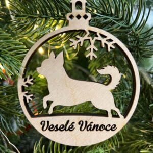 Vsepropejska Vánoční baňka s čivavou – ozdoba na stromeček Typ: Baňka 5