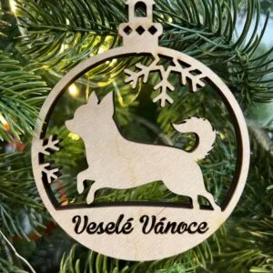 Vsepropejska Vánoční baňka s čivavou – ozdoba na stromeček Typ: Baňka 5