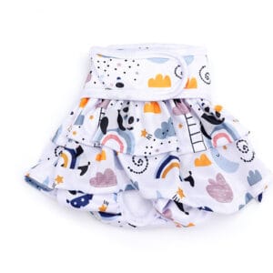 Nataša hárací kalhotky pro psa - vsepropejska.cz Barva: Bílá