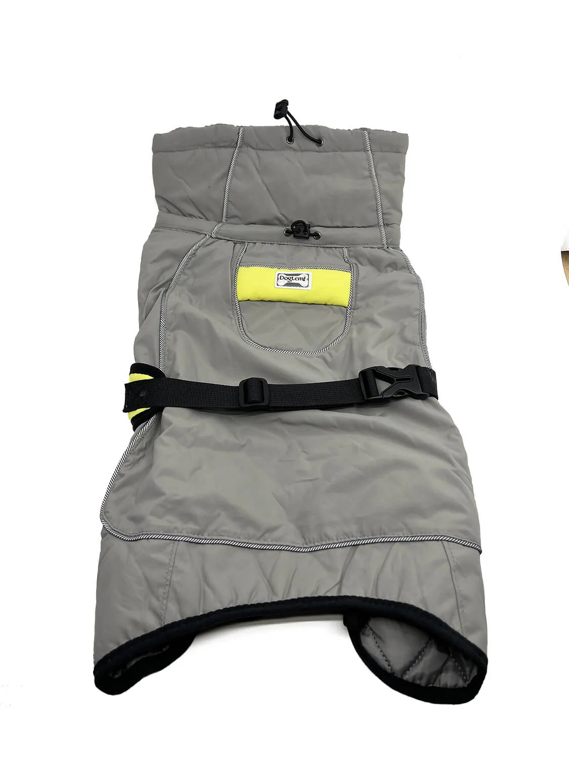 Vsepropejska BullFit zimní bunda pro psa Barva: Šedá