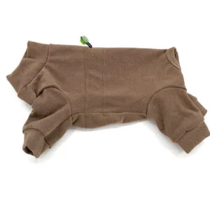 Vsepropejska Cozy pružná kombinéza pro psa Barva: Hnědá