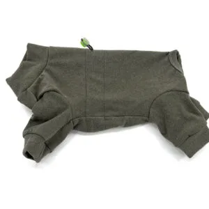 Vsepropejska Cozy pružná kombinéza pro psa Barva: Šedá