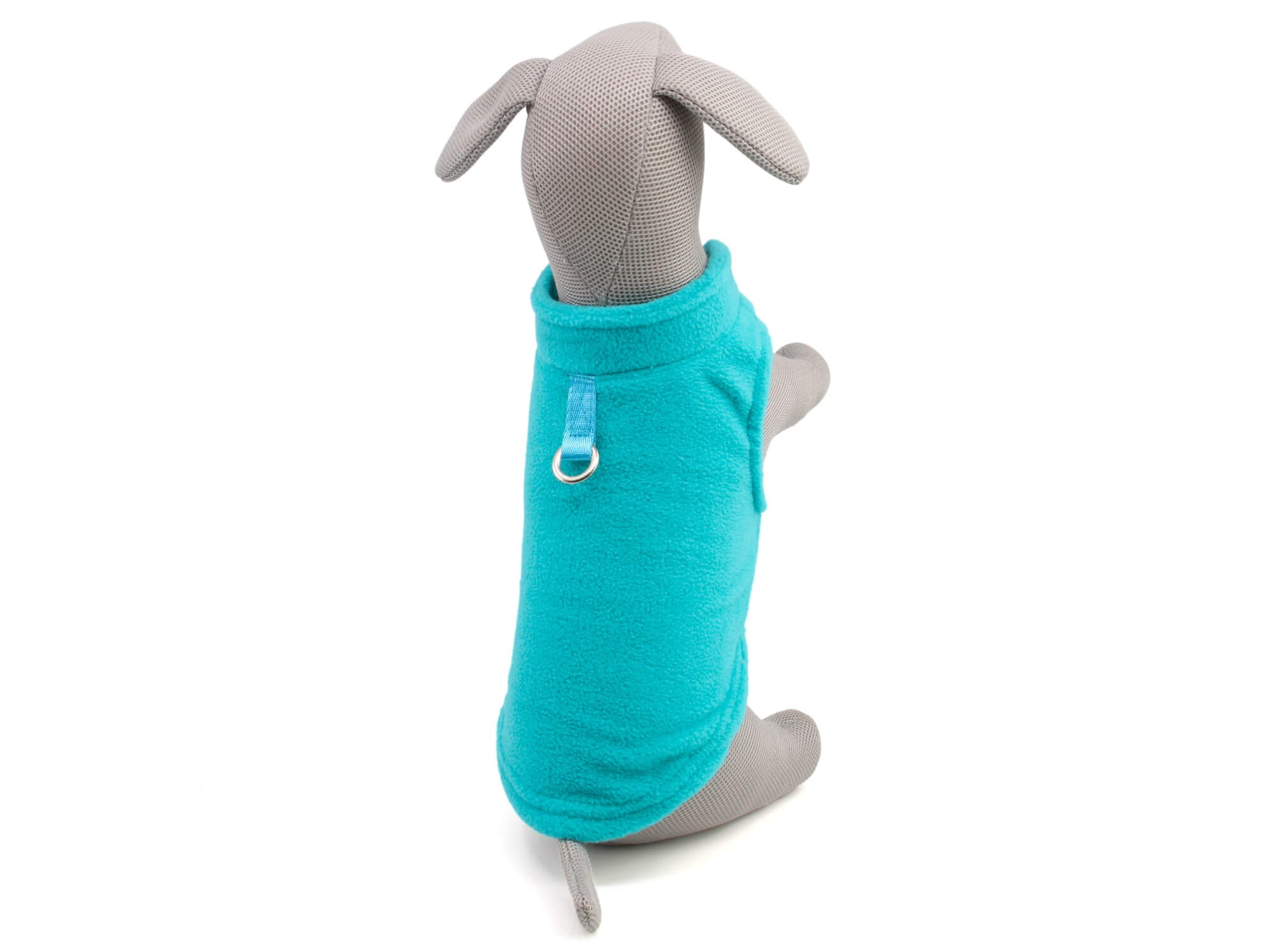 Vsepropejska Fleece mikina pro psa s poutkem Barva: Tyrkysová