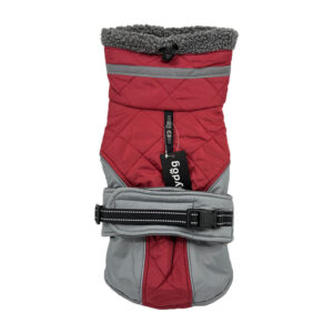 Vsepropejska Kairo zimní bunda pro psa s kožichem Barva: Červená