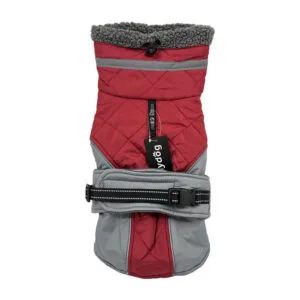 Vsepropejska Kairo zimní bunda pro psa s kožichem Barva: Červená