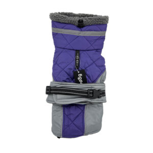 Vsepropejska Kairo zimní bunda pro psa s kožichem Barva: Fialová