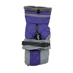 Vsepropejska Kairo zimní bunda pro psa s kožichem Barva: Fialová