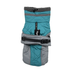 Vsepropejska Kairo zimní bunda pro psa s kožichem Barva: Tyrkysová