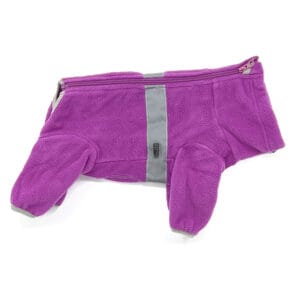 Vsepropejska Komfort fleecová kombinéza pro psa Barva: Fialová