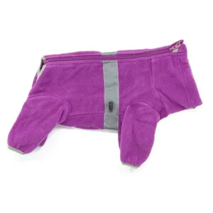 Vsepropejska Komfort fleecová kombinéza pro psa Barva: Fialová