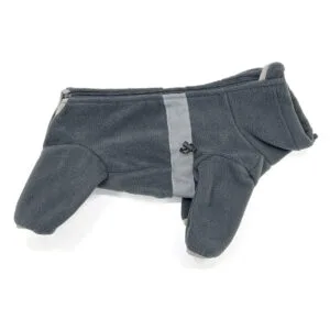 Vsepropejska Komfort fleecová kombinéza pro psa Barva: Šedá