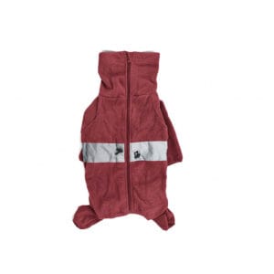 Vsepropejska Komfort fleecová kombinéza pro psa Barva: Vínová