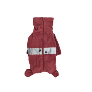 Vsepropejska Komfort fleecová kombinéza pro psa Barva: Vínová