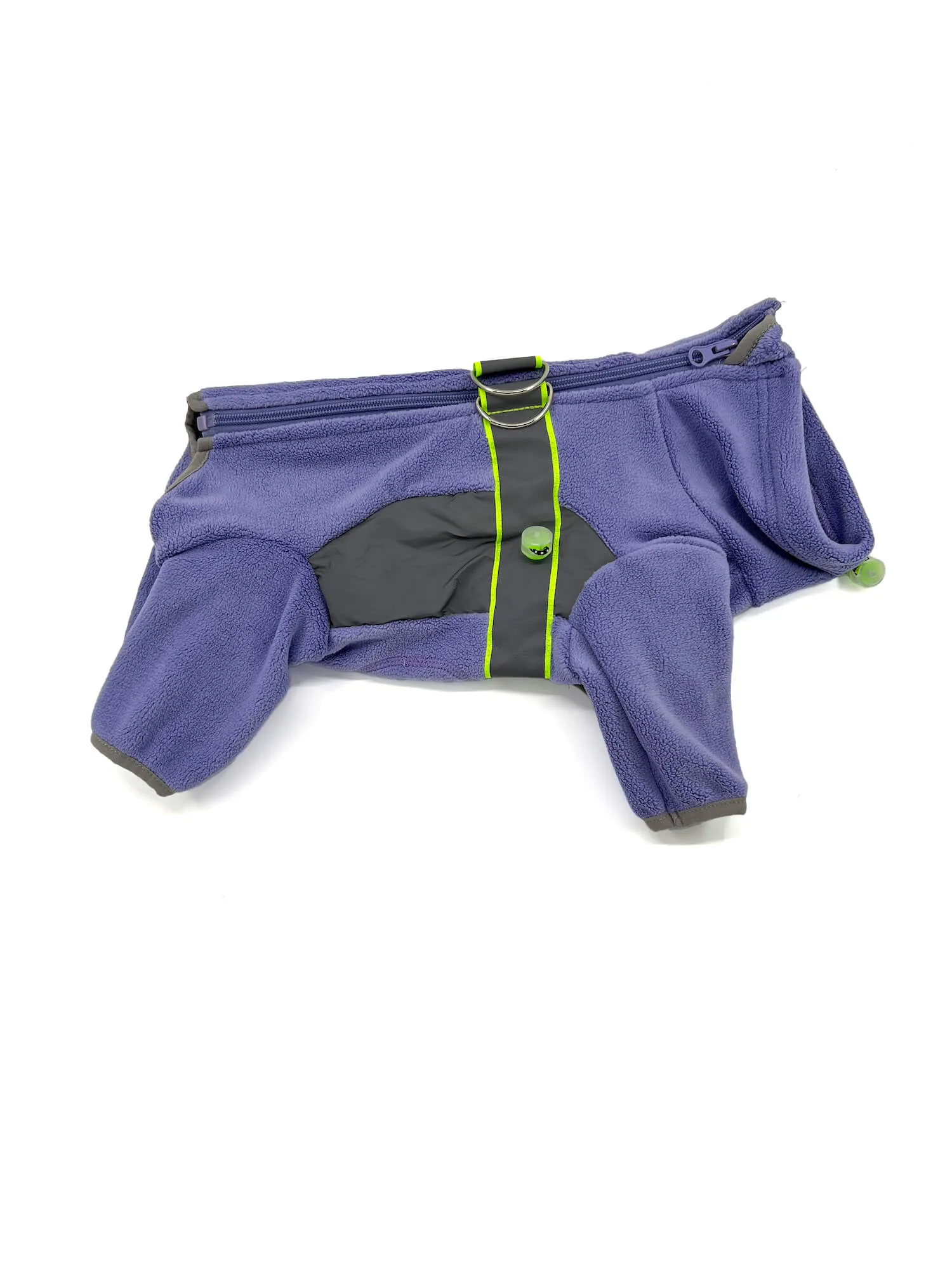 Vsepropejska Mazlík elastická fleecová kombinéza pro psa Barva: Fialová