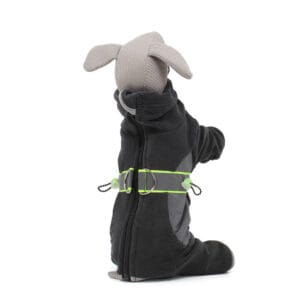 Vsepropejska Mazlík elastická fleecová kombinéza pro psa Barva: Šedá