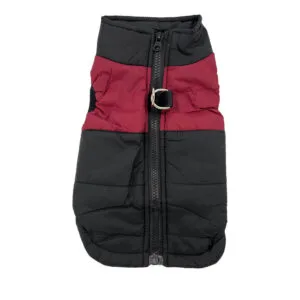 Vsepropejska Rainy obleček pro psa na zip Barva: Černo-červená