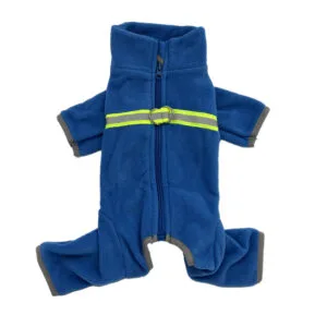 Vsepropejska Warmie fleecová kombinéza pro psa Barva: Modrá