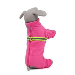 Vsepropejska Warmie fleecová kombinéza pro psa Barva: Růžová
