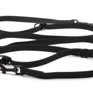 Vsepropejska Flip silikonové přepínací vodítko pro psa | 260 cm Barva: Černá