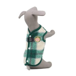 Vsepropejska Greyson károvaná mikina pro psa Barva: Zelená