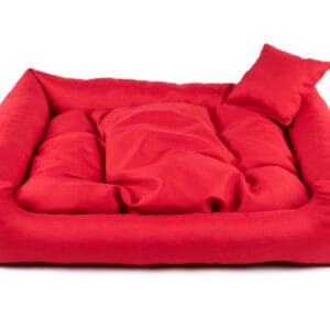 Vsepropejska Lux nadýchaný pelech pro psa Barva: Červená