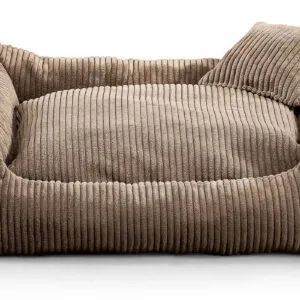 Vsepropejska Manšestr pelech pro psa s polštářkem Barva: Béžová