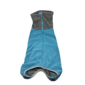 Vsepropejska Novak fleecová mikina pro psa na ZIP Barva: Modrá