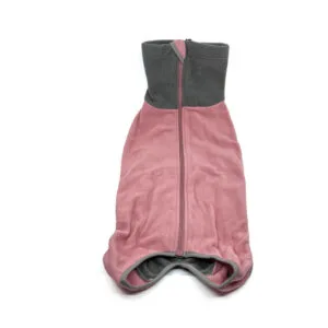 Vsepropejska Novak fleecová mikina pro psa na ZIP Barva: Růžová