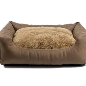 Vsepropejska Tedy pelech pro psa s kožíškem Barva: Hnědá