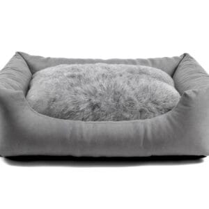 Vsepropejska Tedy pelech pro psa s kožíškem Barva: Šedá