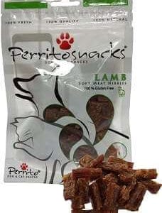 Perrito jehněčí kousky pro psy a kočky| 50g