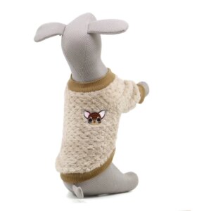 Vsepropejska Karo fleecová mikina pro psa Barva: Hnědá