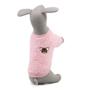 Vsepropejska Karo fleecová mikina pro psa Barva: Růžová