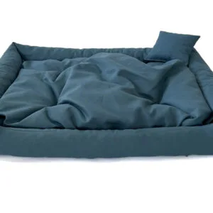 Vsepropejska Lux nadýchaný pelech pro psa Barva: Modrá