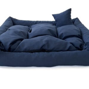 Vsepropejska Lux nadýchaný pelech pro psa Barva: Tmavě-modrá