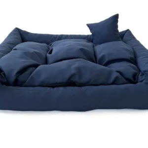 Vsepropejska Lux nadýchaný pelech pro psa Barva: Tmavě-modrá