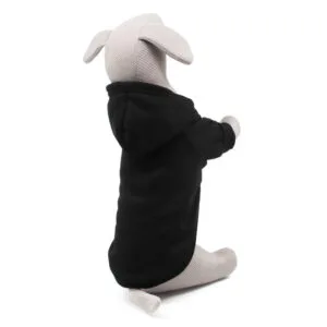 Vsepropejska Zigi černá mikina pro psa Barva: Černá