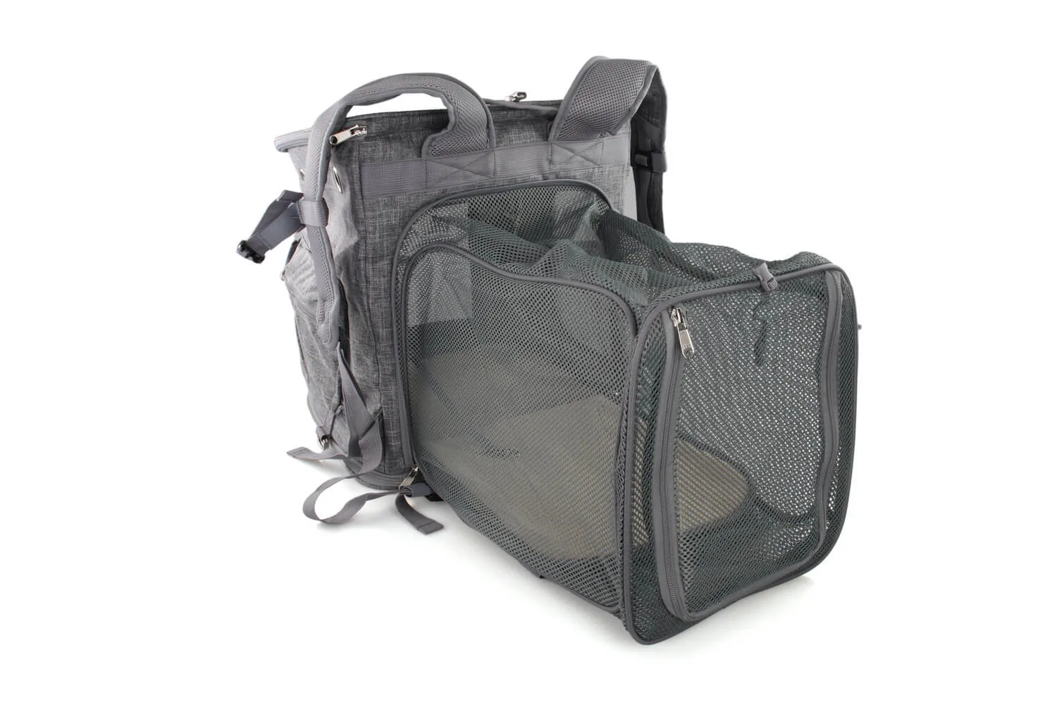 Alley 2 batoh pro psa s výběhem | do 10 Kg Barva: Šedá - Obrázek 2