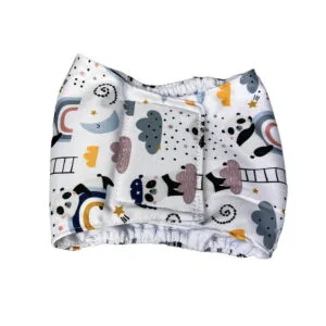 Vsepropejska Emil protiznačkovací pás pro psa Barva: Bílá