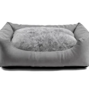 Vsepropejska Tedy pelech pro psa s kožíškem Barva: Šedá