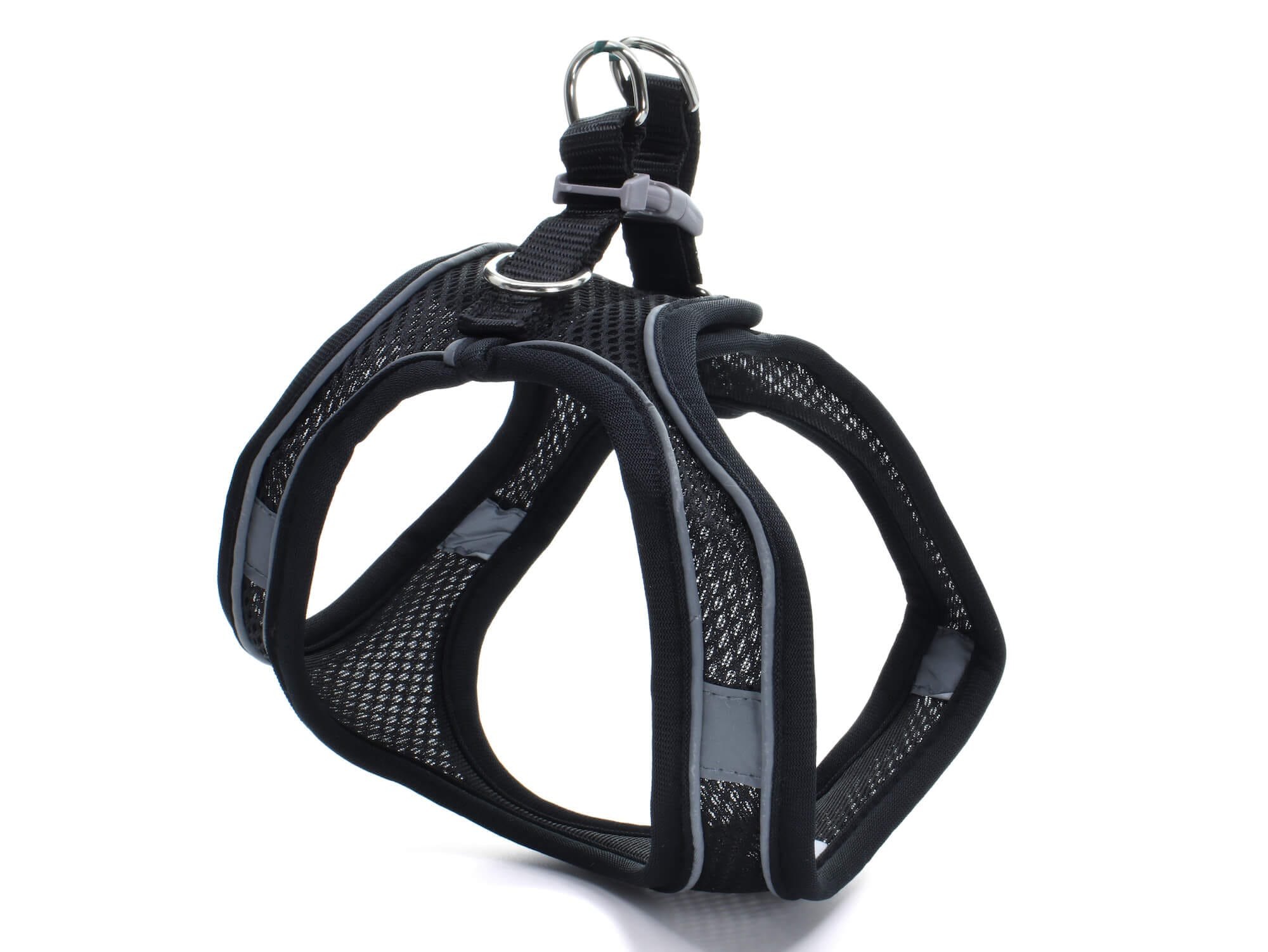Vsepropejska Neve postroj pro psa s vodítkem | 22 – 46 cm Barva: Černá
