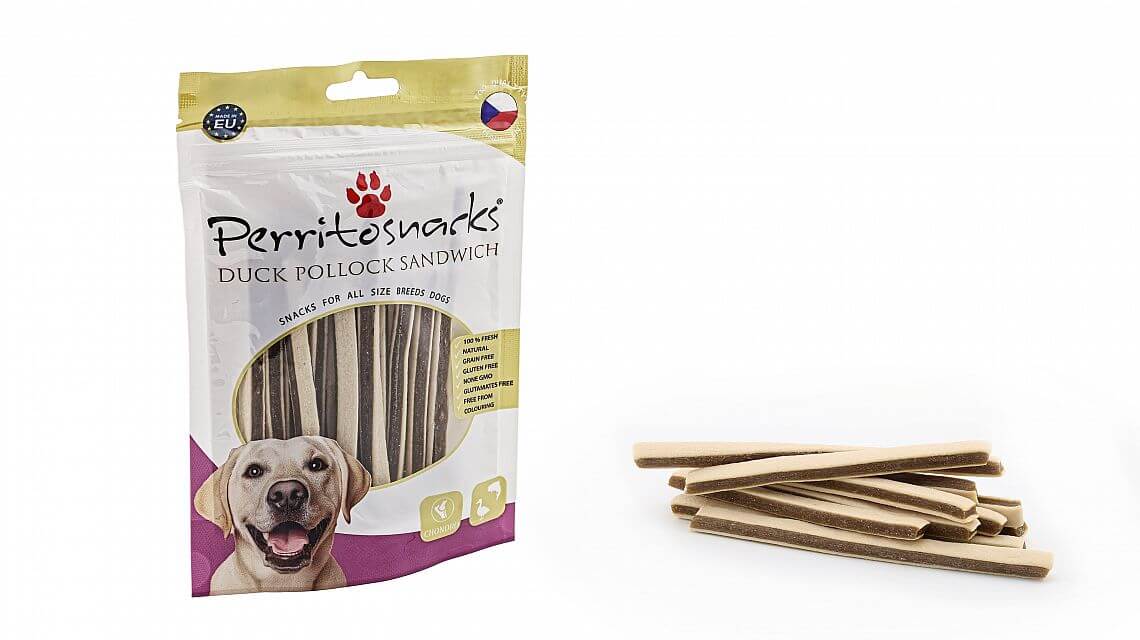 Perrito sandwich z kachního a pollock masa | 100g