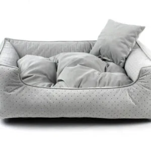 Vsepropejska Snug elegantní pelech pro psa Barva: Světle-šedá
